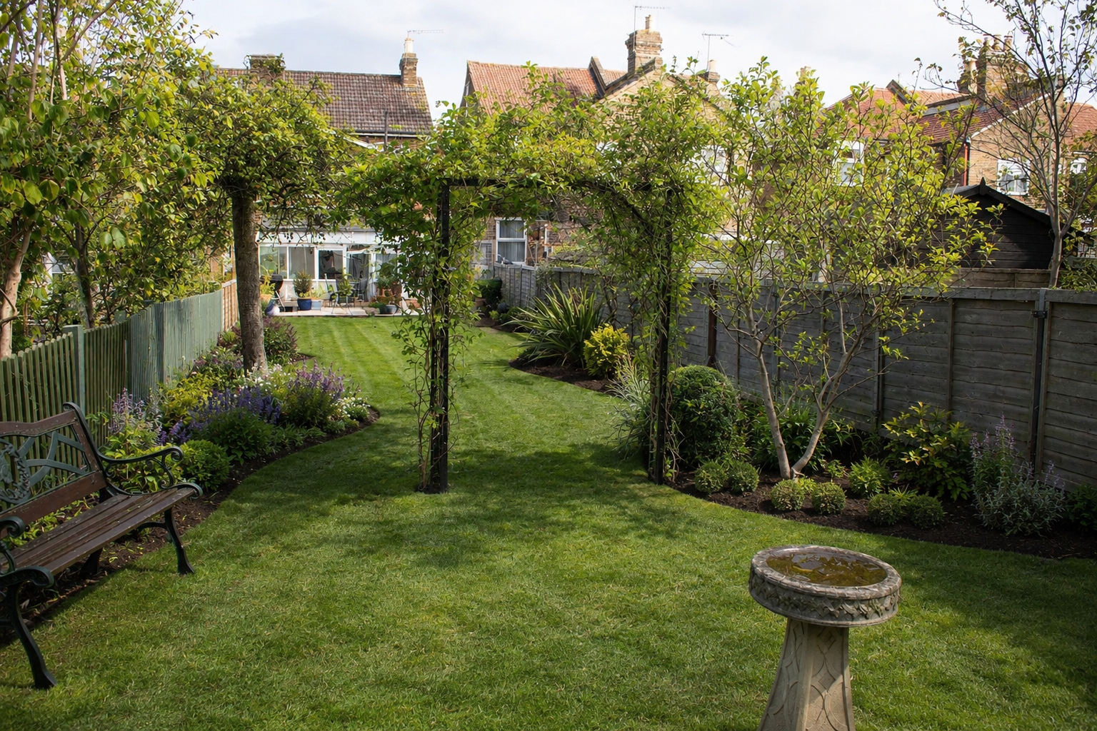 Yard before construction